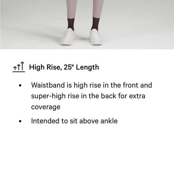 EUC Lululemon Power Thru High rise 25” tight size 4 - Picture 9 of 10